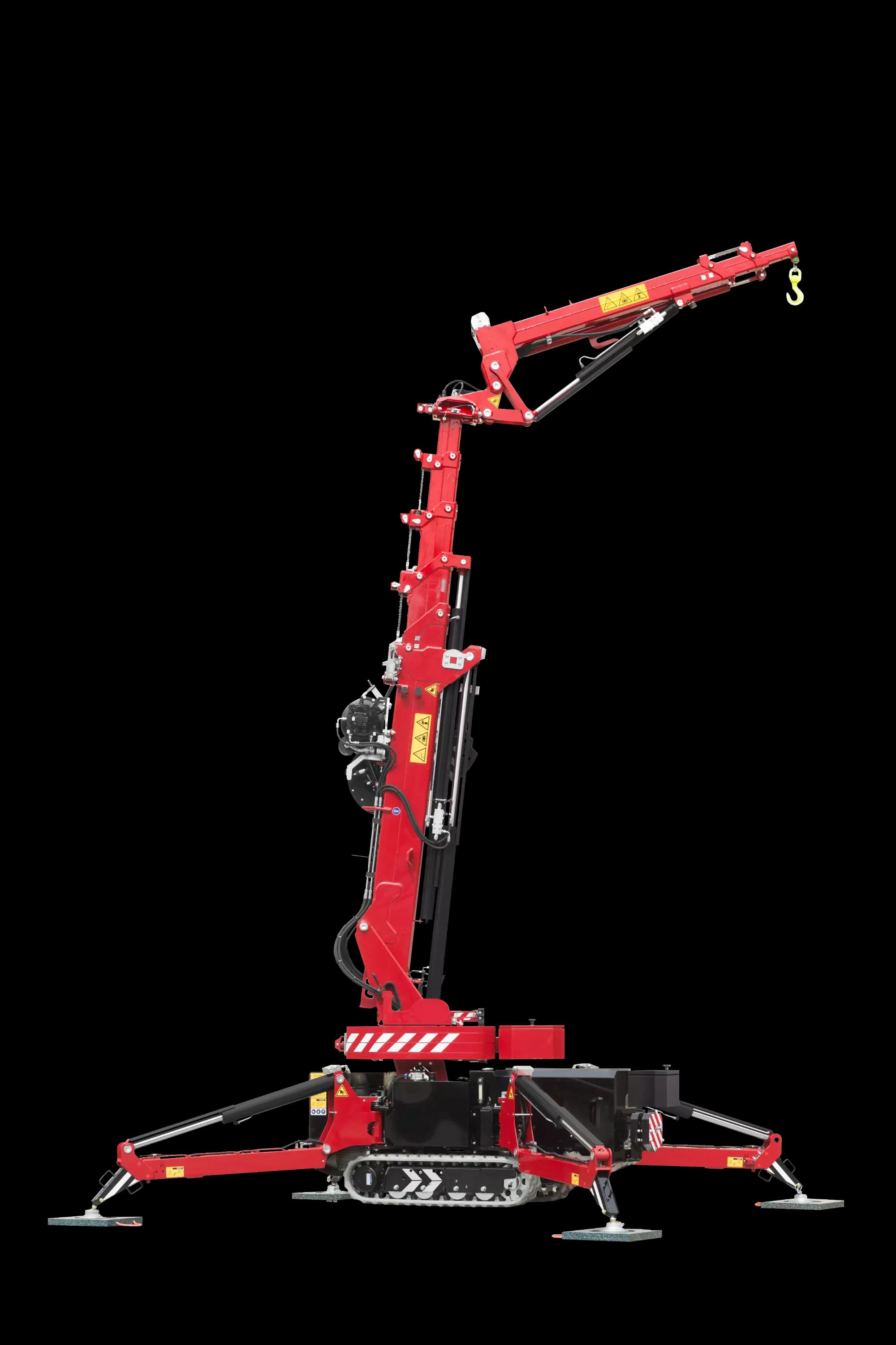 Hoeflon C6e in aufrechter Position.